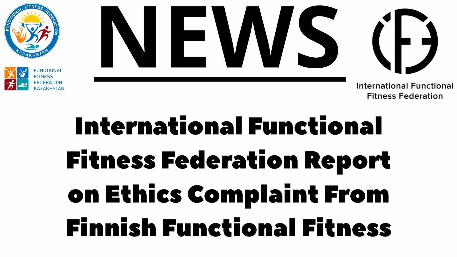 International Functional Fitness Federation Report on Ethics Complaint From Finnish Functional Fitness